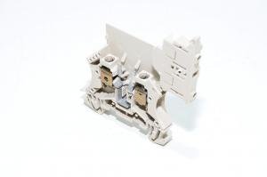 Weidmüller WSI 6 1011000000 6mm² 500V 6,3A dark beige fuse terminal block with screw connection for 5x20mm and 5x25mm tubular fuses