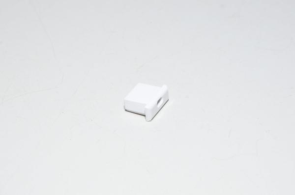 SS6061 valkoinen reijällinen muovitulppa *uusi*