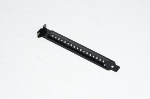 Computer expansion card slot blanking plate, full-height, black, ventilated, special model 12