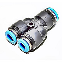 Different diameter Y-connector / Y-branch connector