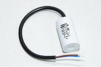 Miflex MKSP-5P I150V550K-C1 5µF/500VAC 28x51mm motor run capacitor with 250mm leads *new*