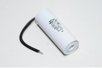 Miflex MKSP-5P I150V580K-G1 8µF/500VAC 30x78mm motor run capacitor with 100mm leads *new*