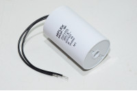Miflex MKSP-5P I150V635K-G10 35µF/450VAC 50x78mm motor run capacitor with 100mm leads *new*