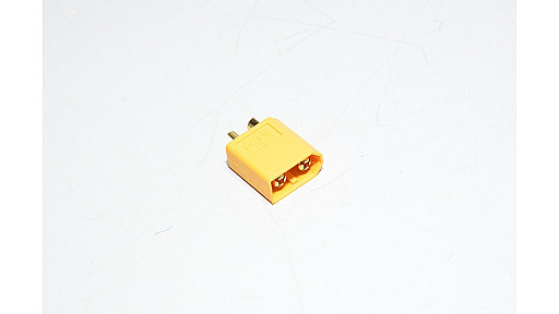 XT60-M yellow 2pin male power connector with housing, 500VDC, 30/60A *new*
