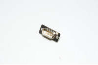 D-Sub 9-pin DE-9M male connector with solder cups and gold plated pins *new*