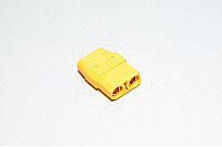 Amass XT90-F3 keltainen 2pin naaras virtaliitin kuorella, 500VDC, 40/90A *uusi*