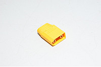 Amass XT90H-M3 yellow 2pin male power connector with housing, 500VDC, 40/90A *new*