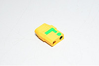 Amass XT90S-F3 keltainen 2pin naaras kipinöintiä estävä virtaliitin kuorella, 500VDC, 40/90A *uusi*