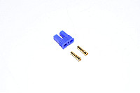 EC2-F blue 2pin female power connector, 500VDC, 15/30A *new*