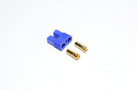 EC3-F blue 2pin female power connector, 500VDC, 25/50A *new*