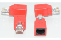 LAN cable cross over adapter (LAN X-Over adapter) *new*