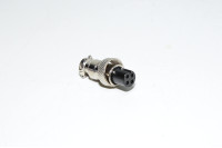 Renhotec GX12A4S straight cable mount 4pin metal female connector *new*