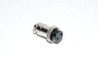 Renhotec GX20A2S straight cable mount 2pin metal female connector *new*