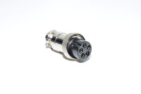 Renhotec GX20A5S suora kaapeliasennettava 5pin metallinen naarasliitin *uusi*