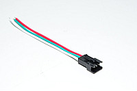 Worldsemi HC-3PIN-M 3-pin male connecting cable for LED-strips with 1x0.5mm pins and 2.54mm pin spacing *new*