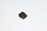XT60-F musta 2pin naaras virtaliitin, 500VDC, 30/60A *uusi*