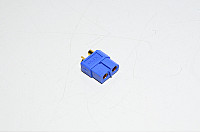 XT60U-F sininen 2pin naaras virtaliitin, 500VDC, 30/60A *uusi*