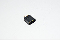 XT60-M black 2pin male power connector, 500VDC, 30/60A *new*
