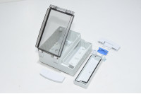 Fibox Cardmaster PC 17/16-L3 7525105 electronic equipment enclosure, polycarbonate, gray translusent lid, IP65 *new*