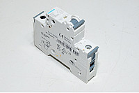 10A 1-phase C-type automatic fuse / circuit breaker Siemens 5SY61 C10 230VAC / 400VAC, gray lever