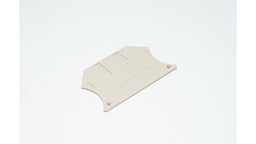 Weidmüller WAP 2.5/4/6/10 1050000000 dark beige end plate for W-series ...