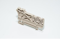 Weidmüller ZAP/TW ZIA1.5/3L 1649540000 tumma beige päätylevy Z-sarja riviliittimille