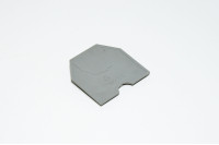 Wieland Electric Selos AP 2,5-4 07.311.0155.0 dark gray end plate for WK-series terminal blocks