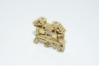 Conta-Clip RK 2.5-4 BG 1001.2 4mm² 800V 24A beige yksikerrosläpimenoriviliitin ruuvikiinnityksellä