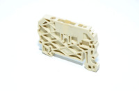 Weidmüller ZEW 35/2 8630740000 dark beige W-series end bracket with clip connection