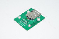 Scemosystems SS-Mini-SIM-2FF-v1 Mini-SIM card holder PCB 50x40mm + Molex 105034-1001 *new*
