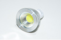 GU10 85-265VAC 7W 600-660lm 120° 5700-6300K cold white DELED COB LED spot lamp *new*