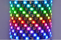Worldsemi HC-F5V-30L-30LED-B-IP65 WS2812B 5VDC 45W 30LED/m IP65 joustava digitaalinen LED-nauha, 5m kela *uusi*