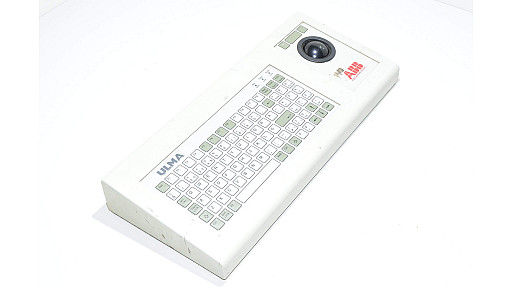 ABB ULMA rugged keyboard + track ball mouse (PS/2)