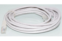 4.5m Unshielded CAT5e LAN cable white (RJ45 - RJ45)