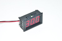 Panel mounted digital voltage meter DSN-DVM-568 with 3-digit red LED display, 4.5...30VDC *new*