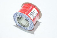1x0,22mm² AWG24 7/0.2mm 100m reel red stranded tinned copper PVC hook-up wire Rapid Electronics 01-0435 GW010435 *new*