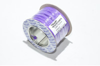 1x0,22mm² AWG24 7/0.2mm 100m kela violetti monisäikeinen tinattu kuparinen PVC kytkentäjohto Rapid Electronics 01-0440 GW010440 *uusi*
