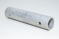 200x45/37mm aluminium tube with 2x 10mm through holes