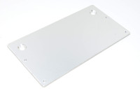 Aluminium switch panel 117x225x4mm with 2x countersink 9,3mm and 4x M5 holes