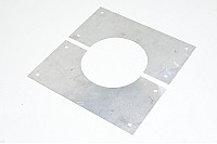 Stainless steel 240x240x1mm tube hole blanking plates for 127mm tube *new*