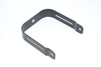 U-shaped steel installation bracket, black, for 150mm device