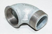 Pipe fitting cast iron 90° elbow with 1 1/4" female thread - 1 1/4"  male thread *new*