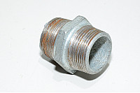 Putkiliitin valurauta suora 1 1/4" uros kierre - 1 1/4" uros kierre