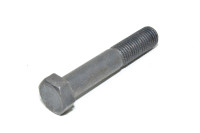 M16x2, 90mm, RH, black steel hex head bolt, 10.9, DIN 931