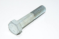 M24x3, 120mm, RH, zinc-plated steel hex head bolt, 8.8, DIN 931 *new*
