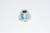 M22x1.5, 16mm, RH, steel, jig table adjustment screw with 6x 3mm holes on sides