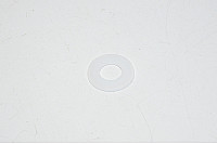 25x12x1,5mm white plastic washer / sealing ring, flat