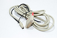Mitsubishi FX-20P-CABN/3 Melsec PLC-sarjan CPU ohjelmointikaapeli, 2,8m, DB-25M - 8pin Mini DIN