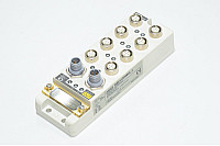 Omron DRT1-OD08CL-1 vesitiivis DeviceNet transistori I/O terminaali jossa 8x syöttävää transistörilähtöä 24VDC 500mA