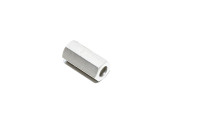 Afag adapter nut with plastic holder for straight type sensor, fits Afag AS08/XX stop screws